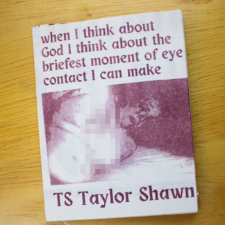 when i think about god i think about the briefest moment of eye contact i can make